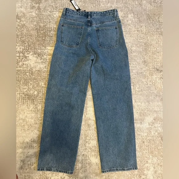 Steve Madden Taylor Jean - Blue Straight Leg Jeans with Beaded Detail - Picture 10 of 10